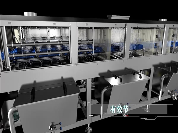 全自動(dòng)洗框機(jī)直銷(xiāo)，周轉(zhuǎn)箱清洗機(jī)，食品專(zhuān)用消毒洗筐機(jī)