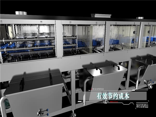 供應洗筐機，周轉箱清洗機，全自動洗框設備，環速洗筐機價格
